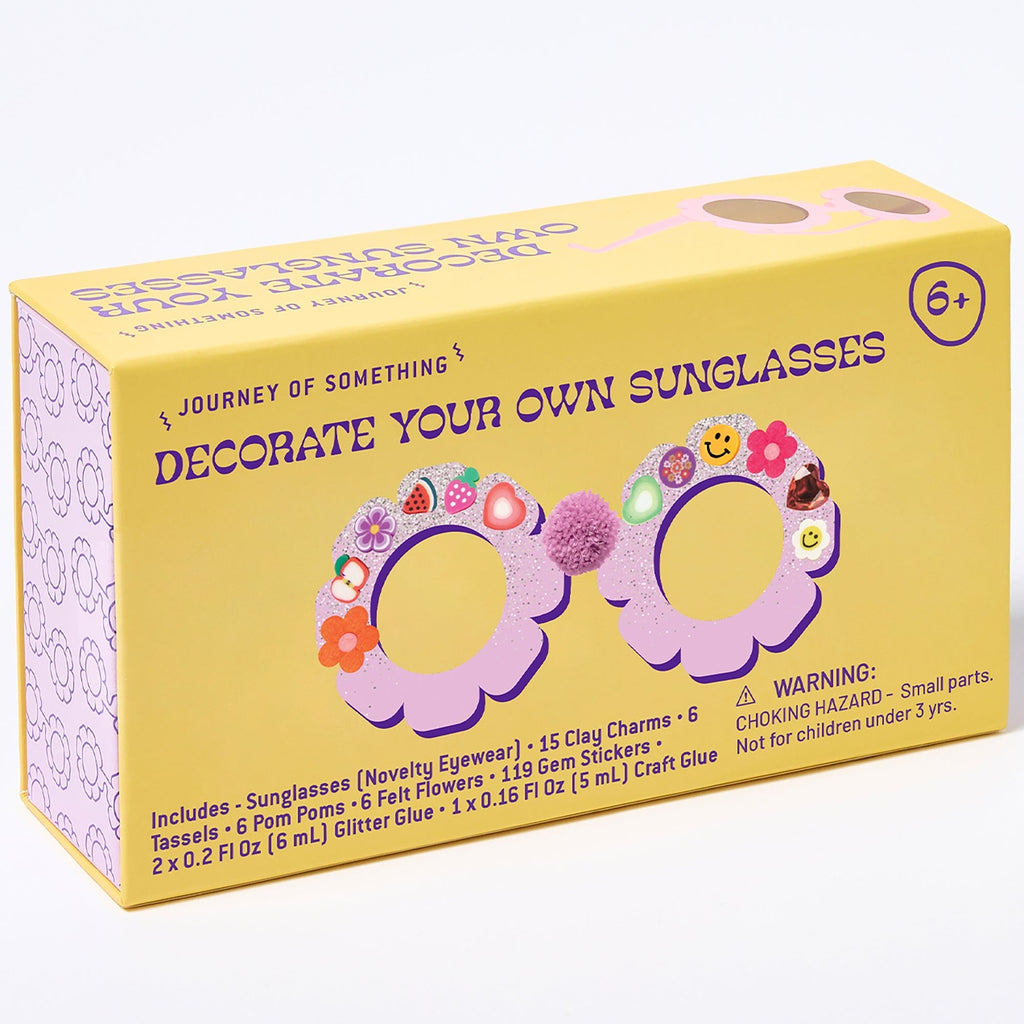 Journey Of Something Decorate Your Own Flower Sunglasses Craft Kit