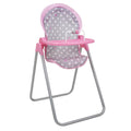509 Crew Cotton Candy Pink Foodie Doll Highchair - Polka Dot Design