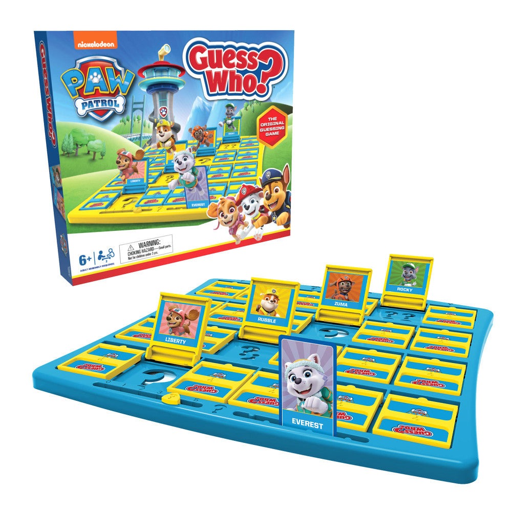PAW Patrol Guess Who? Collectible Guessing Board Game for Kids Ages 6+
