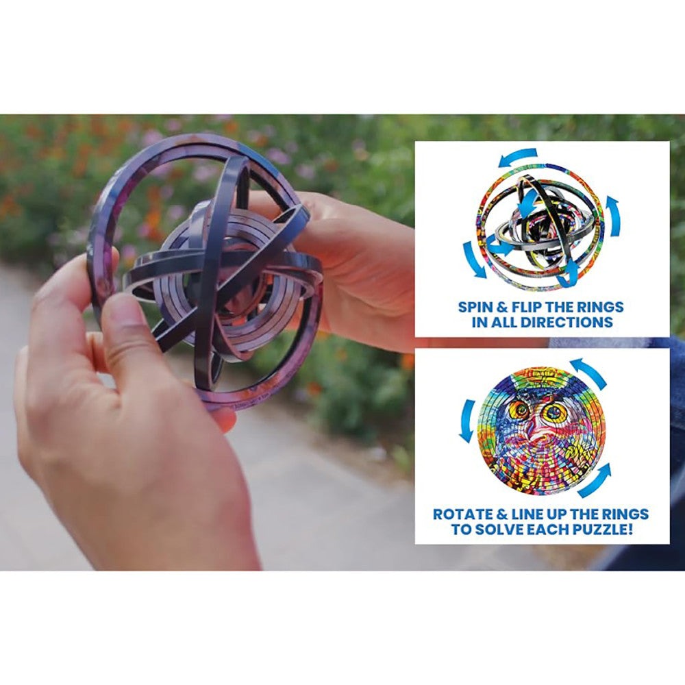 Barbie Fashionista Spin Flip Puzzle - 12 Ring Double-Sided Puzzle