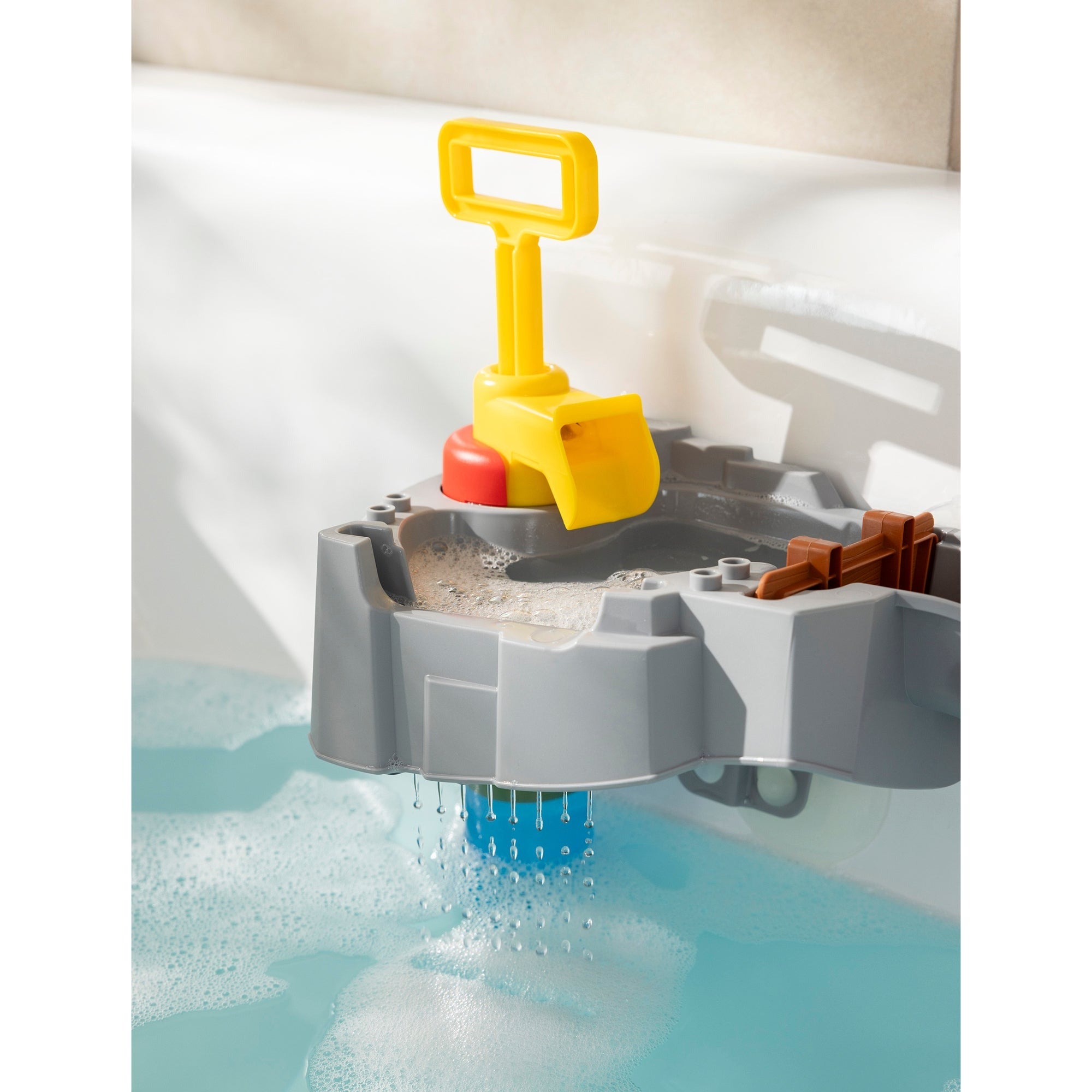 AquaPlay Sploshy Mountain Bathtub Water Play Set With Waterfall And Boat