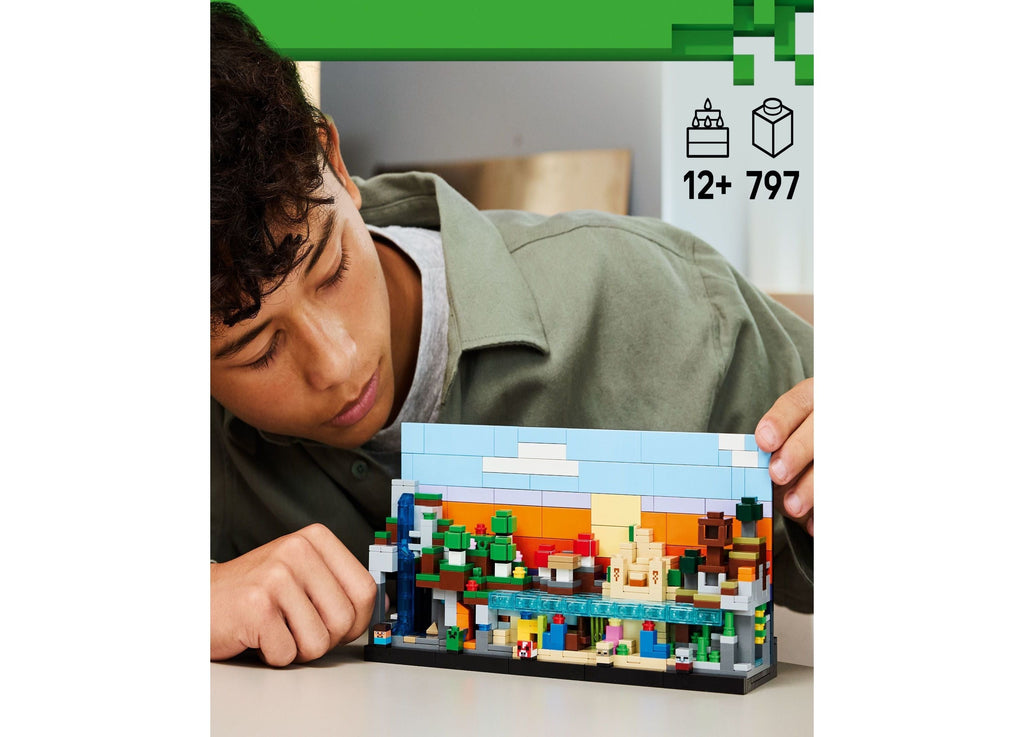 LEGO Minecraft Mini Biomes Set 21589 - 797 Pieces of Creative Play