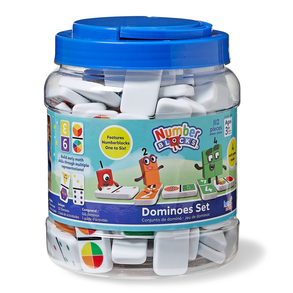 Hand2Mind Numberblocks Dominoes Set - Early Math Learning Toy