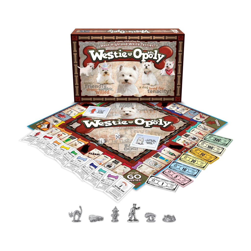 Westie-Opoly Board Game For West Highland White Terrier Fans