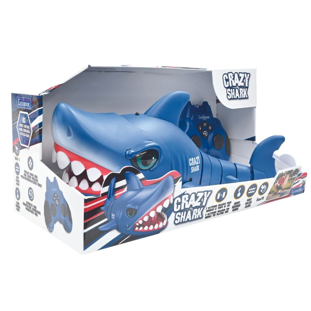 LEXIBOOK RC Shark – Remote controlled Crazy Shark with sound effects