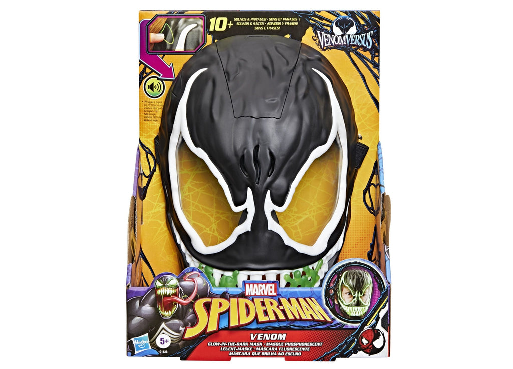 Spider-Man Marvel Venom Versus Mask - Glow-in-the-Dark Features