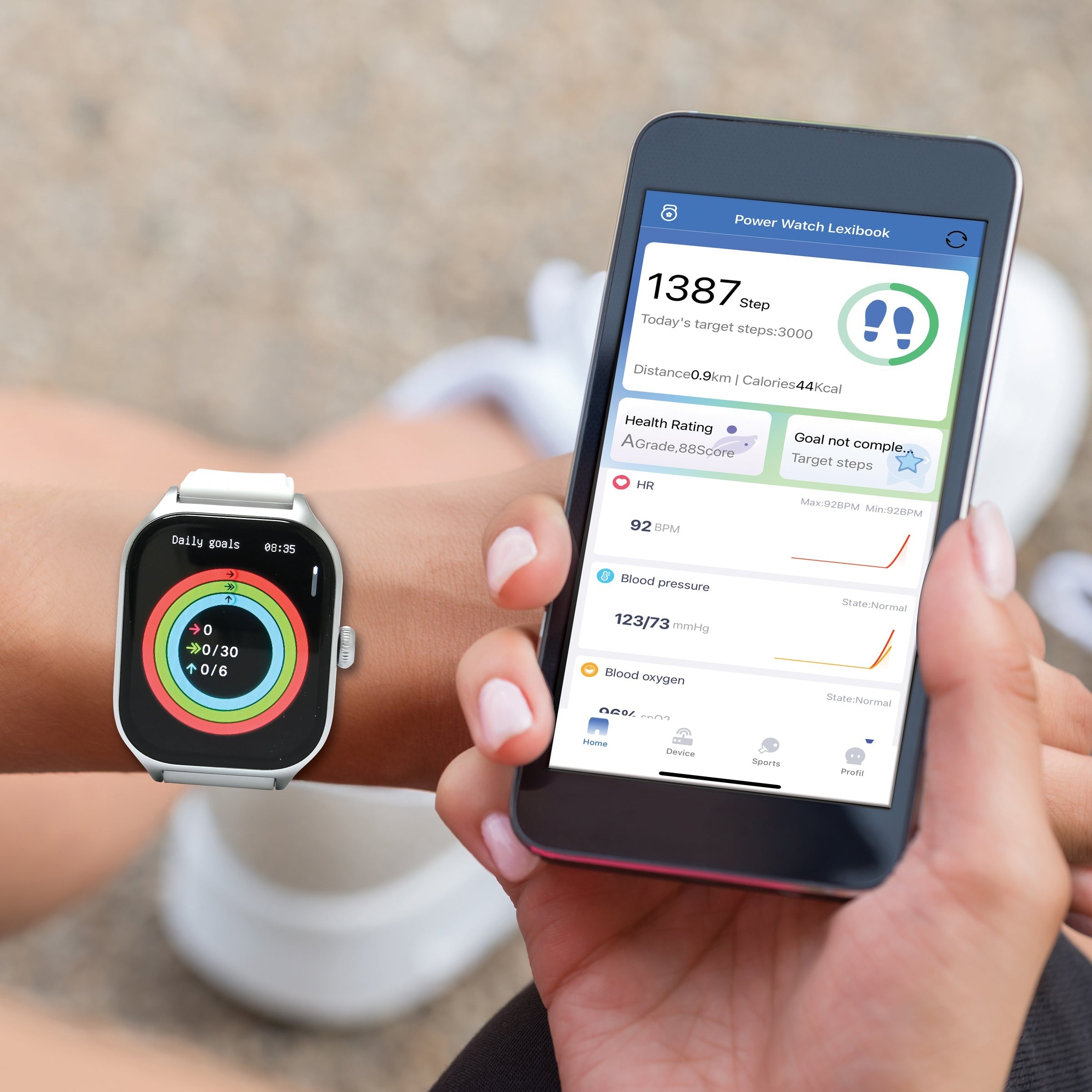 LEXIBOOK Bluetooth® Smartwatch