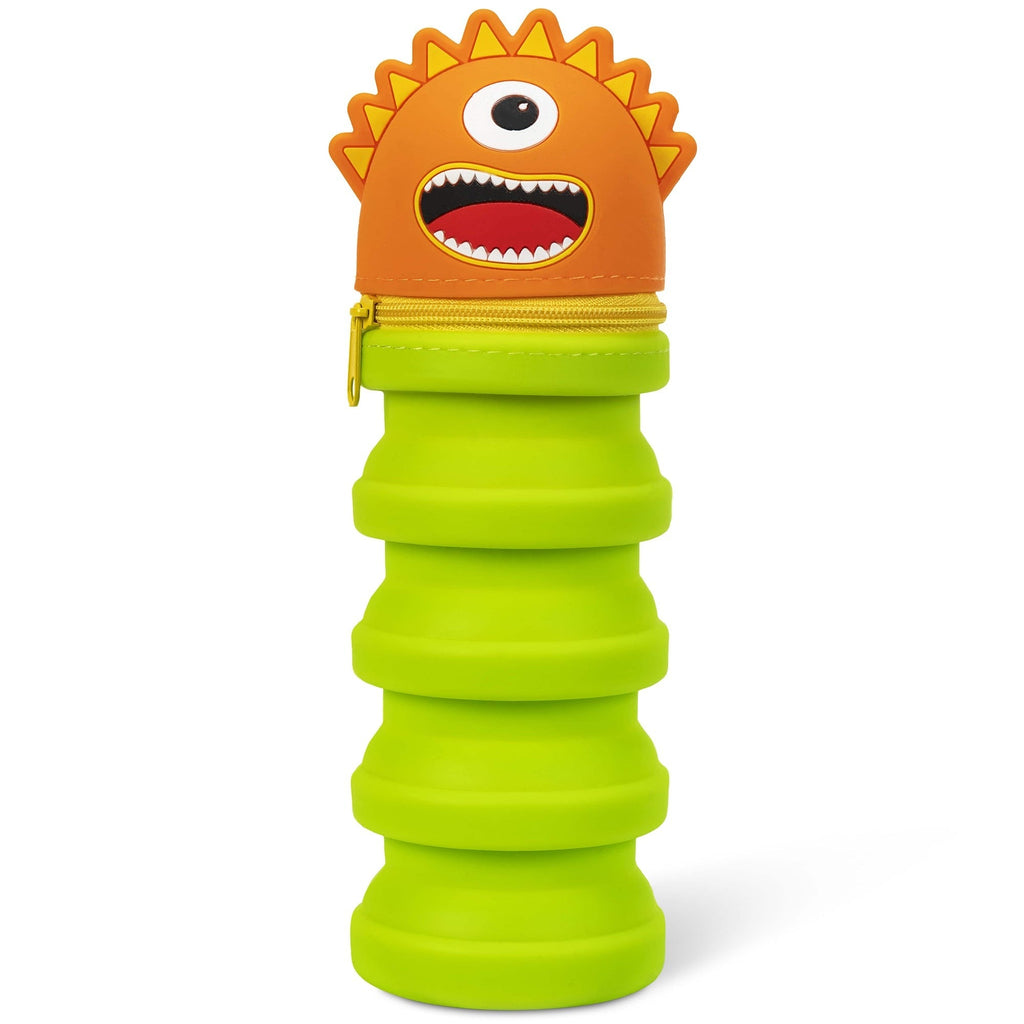 Monster Retractable Silicone Pencil Case