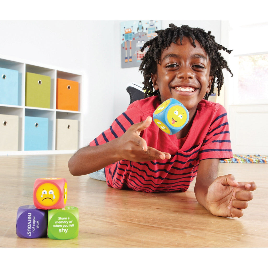 Learning Resources Emotion Exploration Foam Cubes - Interactive Social Learning Toy