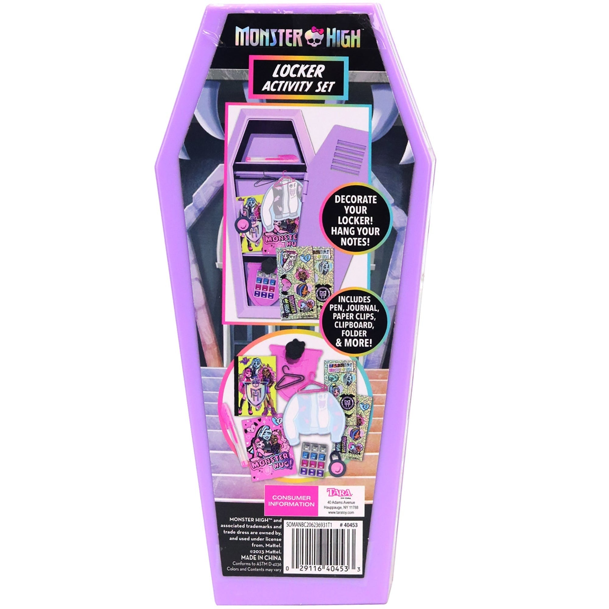 Monster High Locker Activity Set With Journal, Stickers And Stationery