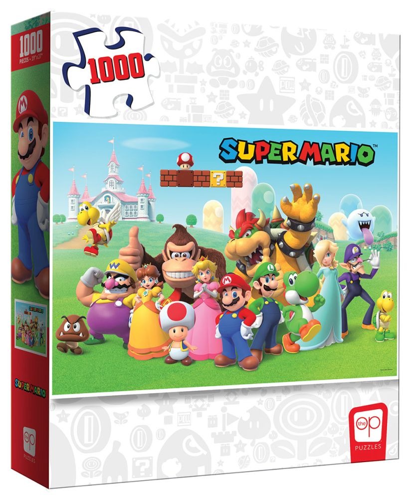 USAopoly Super Mario Mushroom Kingdom Jigsaw Puzzle - 1000 pc