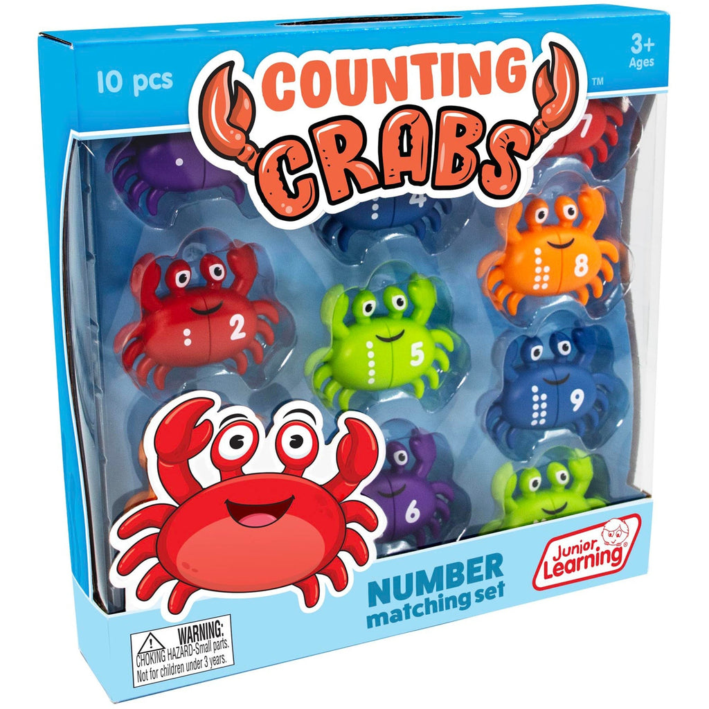 Counting Crabs Hands-On Math Learning Game With Double-Sided Number Matching