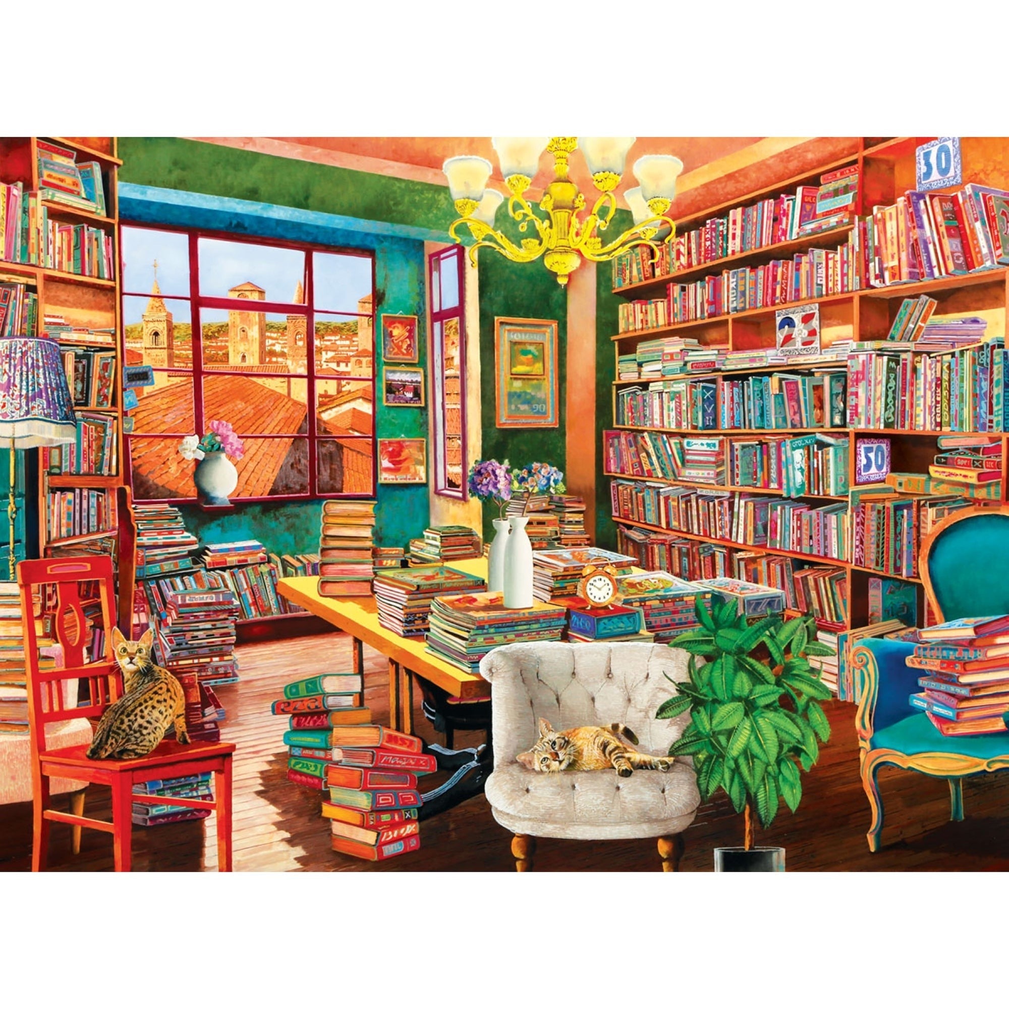 Eurographics The Old Library 1000-Piece Jigsaw Puzzle