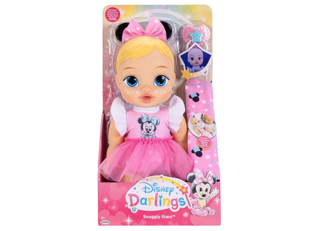Disney Darlings Snuggly Stars Minnie Mouse 11-Inch Soft-Bodied Baby Doll