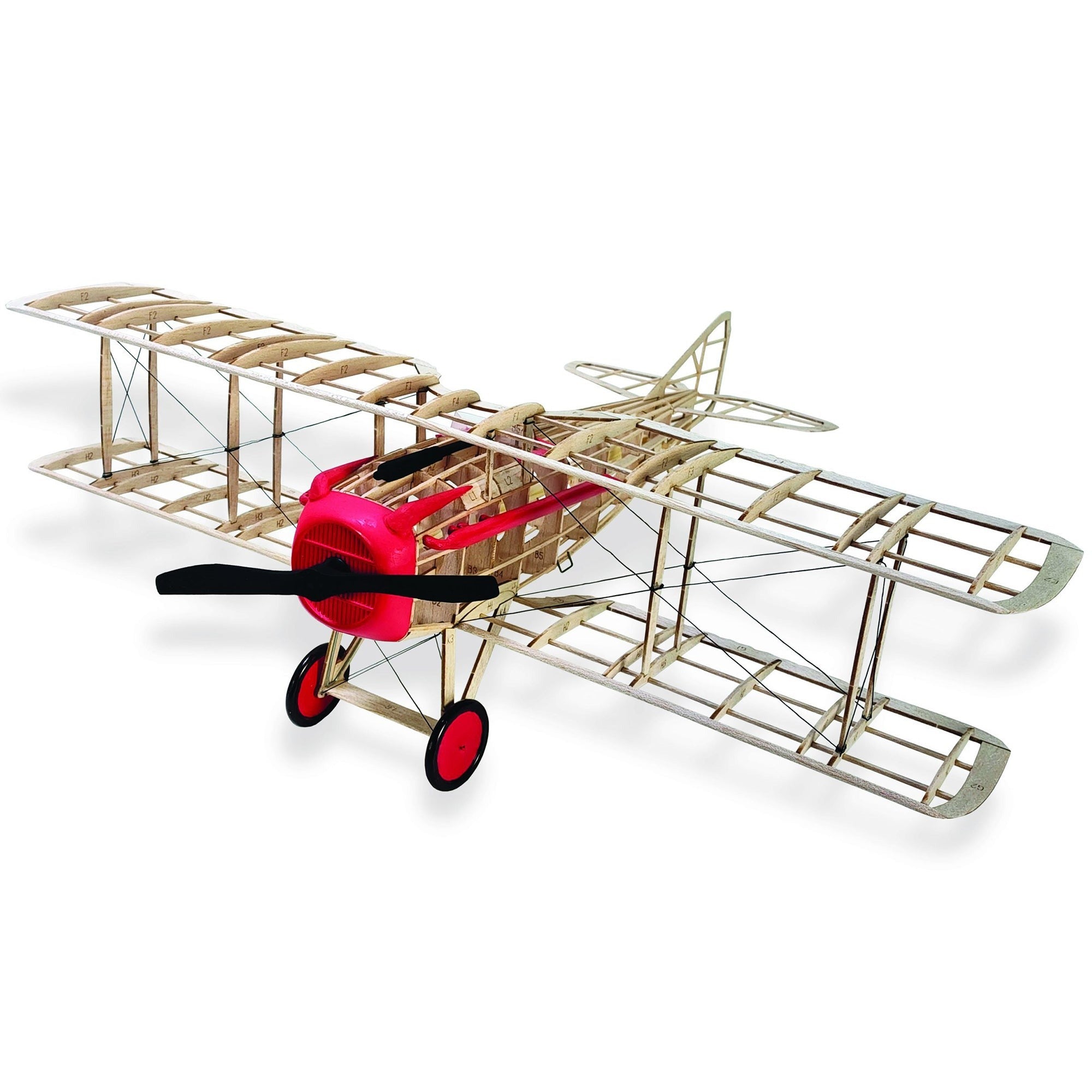 Guillow's SPAD VII WWI Fighter Plane Balsa Wood Model Kit With 18-Inch Wingspan