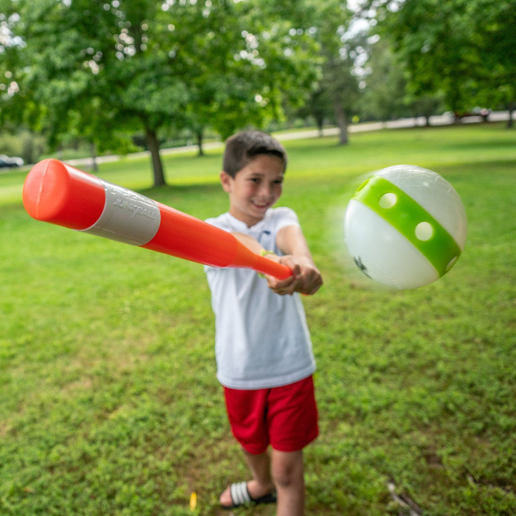 Junk Ball T-Ball Set With Adjustable Tee, Bat And 2 Balls