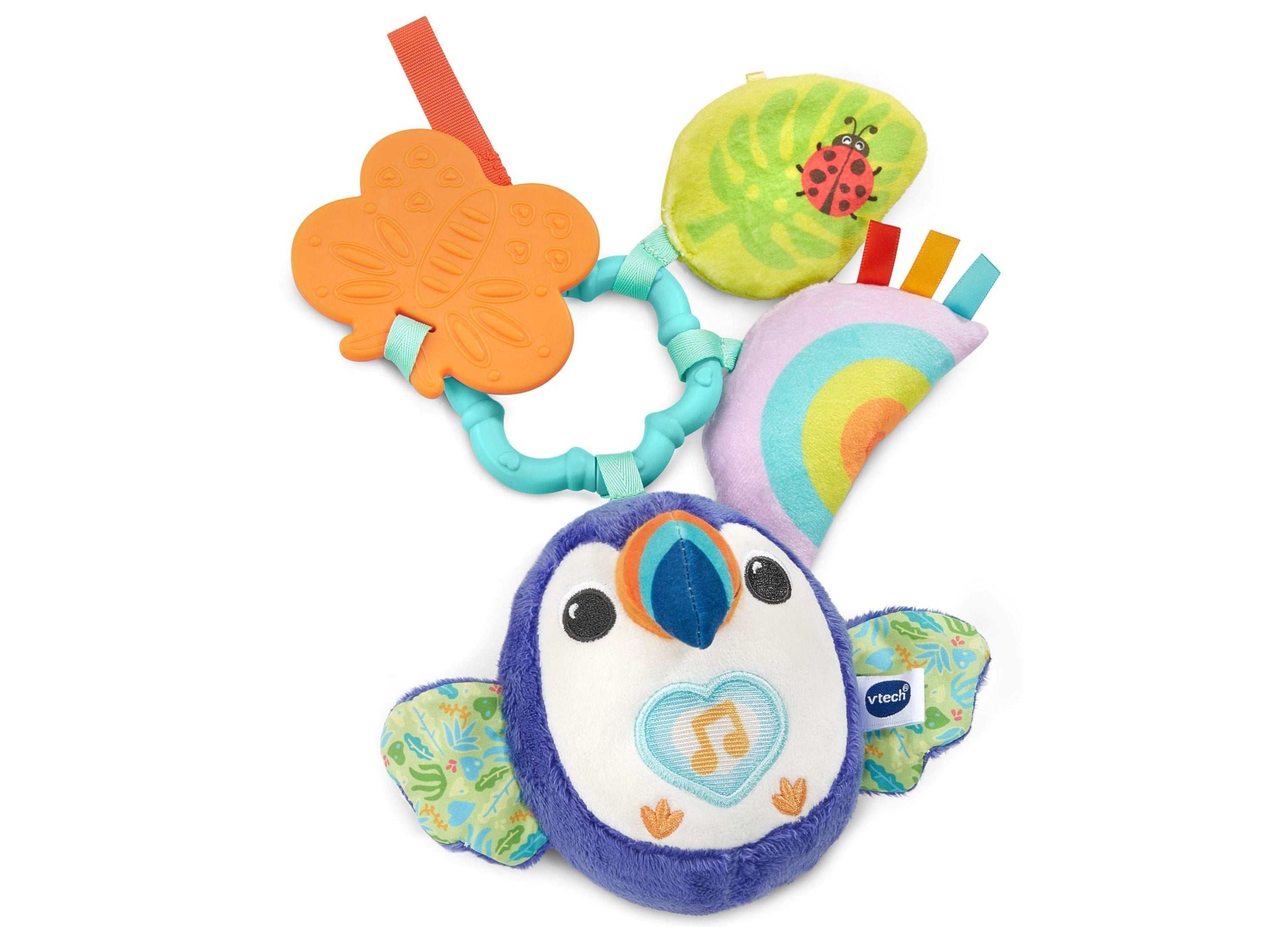 VTech Take-Along Toucan Light-Up Teether Hanging Plush Toy
