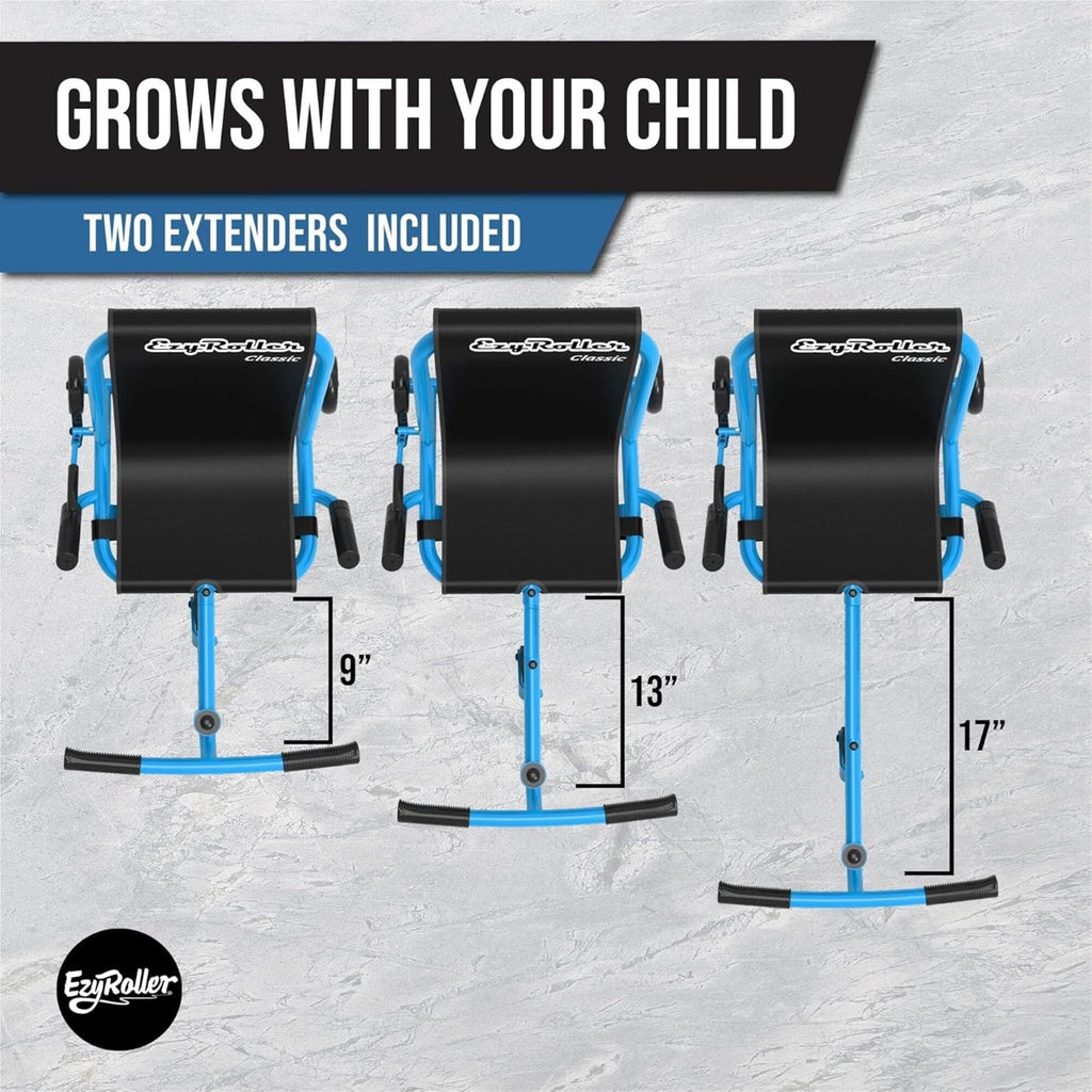 EzyRoller Classic Aqua Blue Ride-On With Leg-Powered Motion