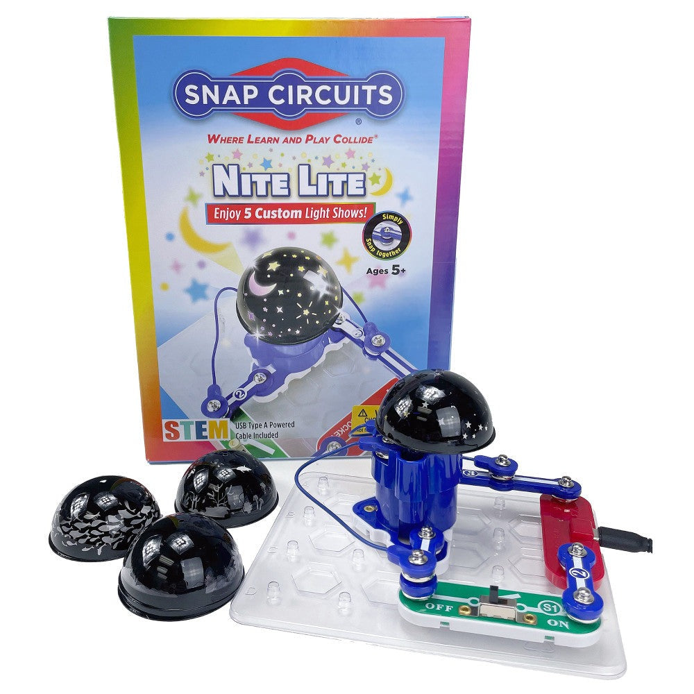 Snap Circuits Nite Lite - DIY Night Light Kit - STEM Educational Toy for Kids 5+