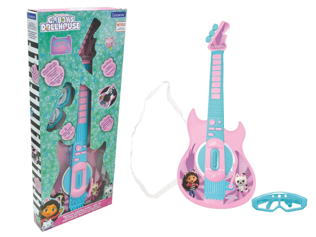 Gabby's Dollhouse Rockstar Lighting Guitar with Mic and Glasses