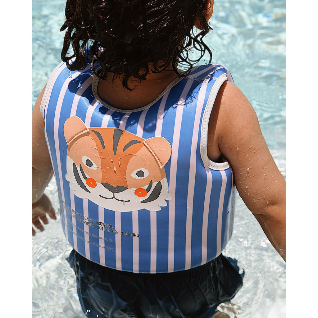 Sunnylife Tino The Tiger Float Vest With Anti-Rise Safety Strap