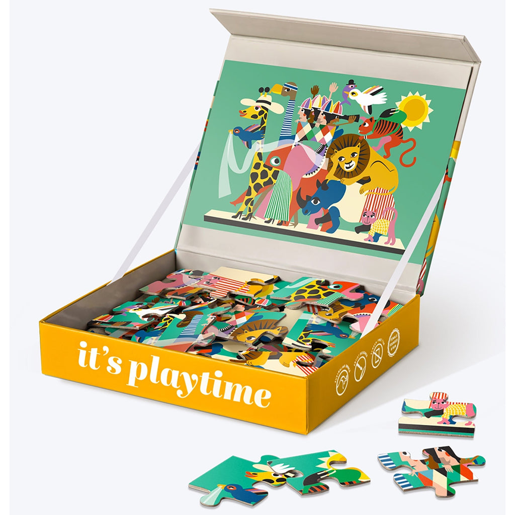 Journey Of Something Animal Carnival 24-Piece Jigsaw Puzzle