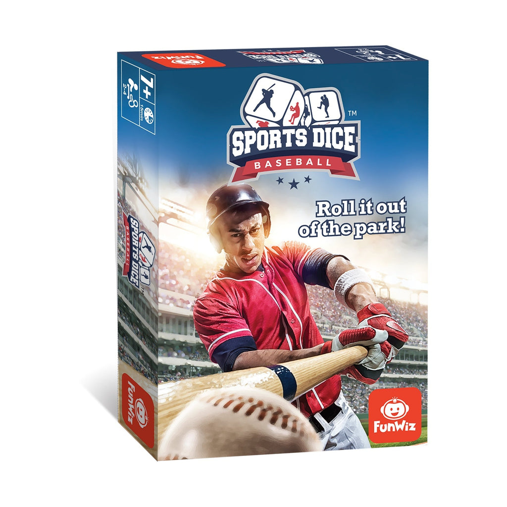 Sports Dice Baseball Fast-Paced Dice Game For 2 Or 4 Players