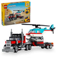 LEGO Creator 3-in-1 Flatbed Truck and Helicopter Playset - 31146