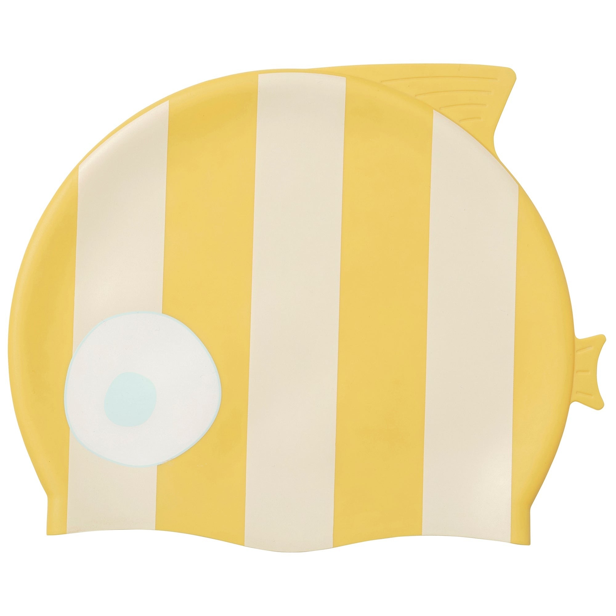 Sunnylife Finn The Fish Kids' Silicone Swim Cap, Ages 3-9