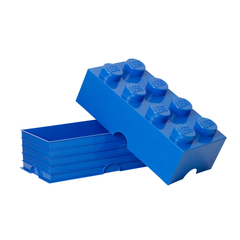 LEGO Storage Brick 8 - Bright Blue Stackable Organizer