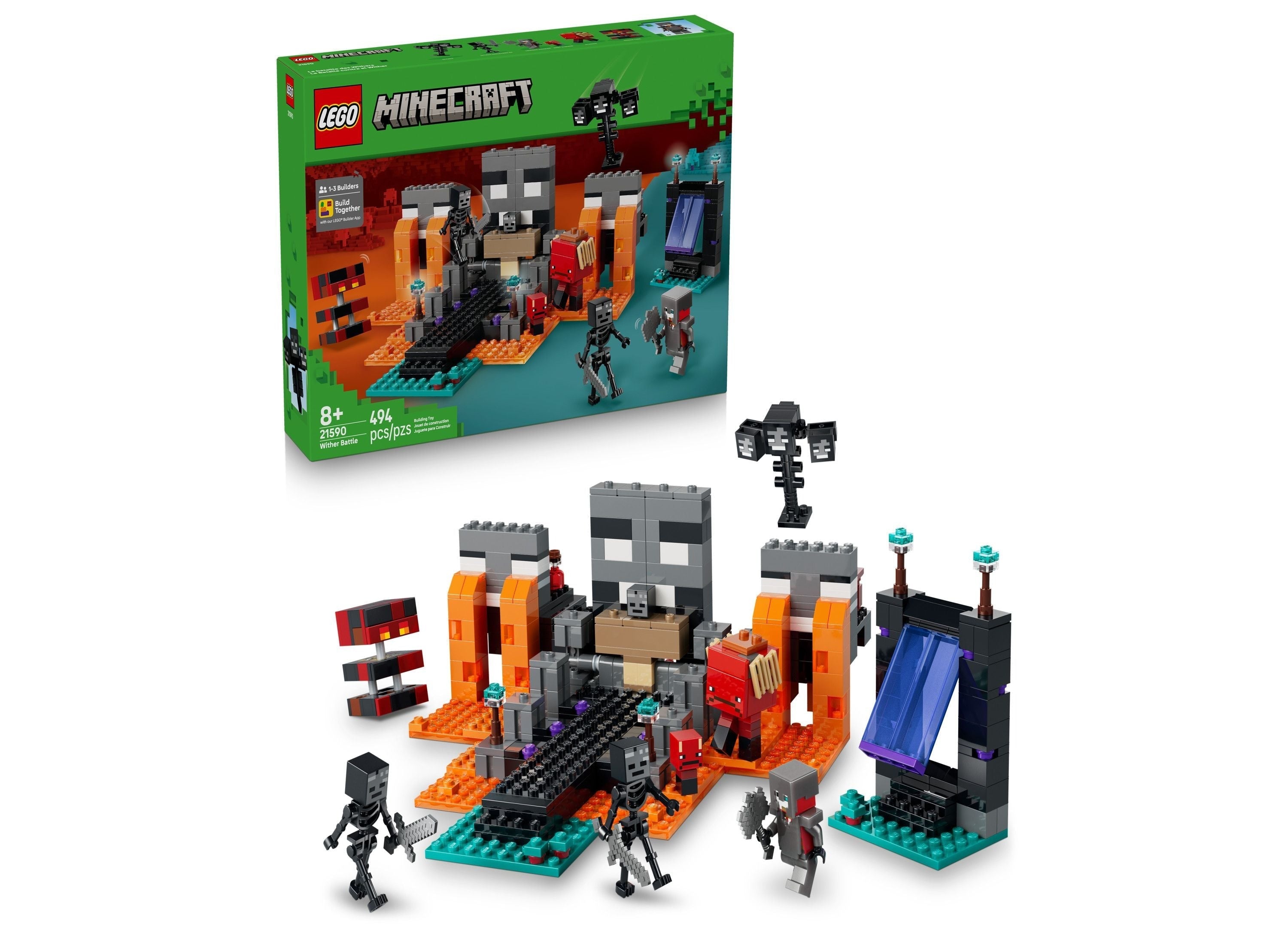LEGO Minecraft Wither Battle Adventure Set 21590 - 494 Pieces