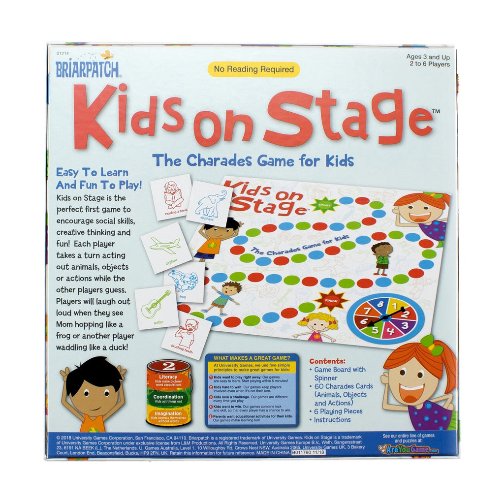 Kids On Stage Charades Board Game