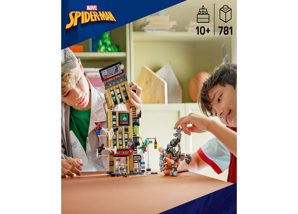LEGO Marvel Spider-Man vs. Mysterio: 781-Piece Daily Bugle Showdown
