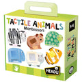 Headu Montessori Tactile Animals Puzzle - Sensory Exploration Toy