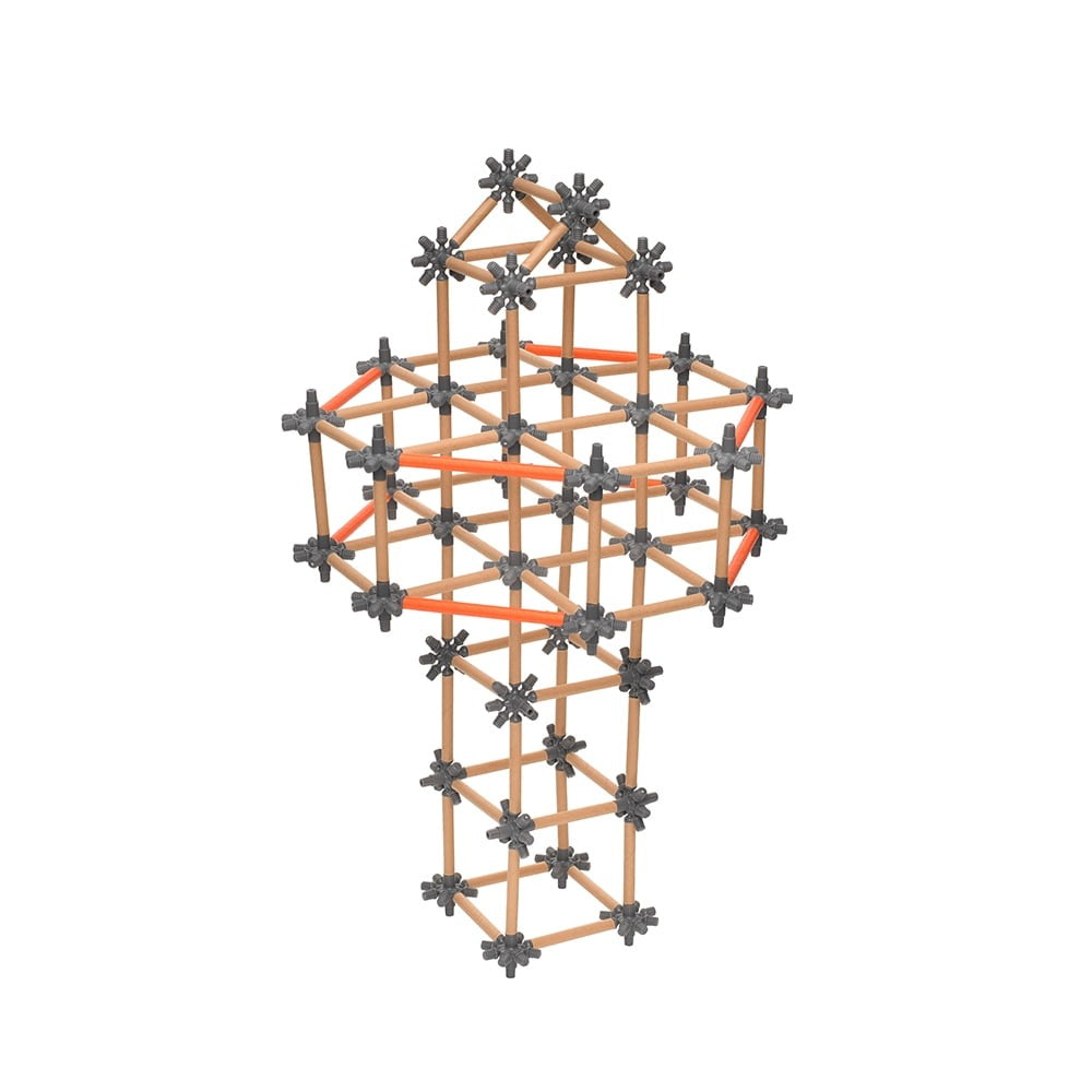 Playsteam Love the Ocean 155-Piece Green Straw Architect Kit