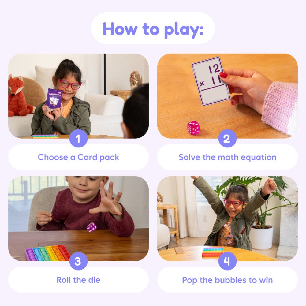 Fidget Game Math Bundle - Multiplication & Division Magic