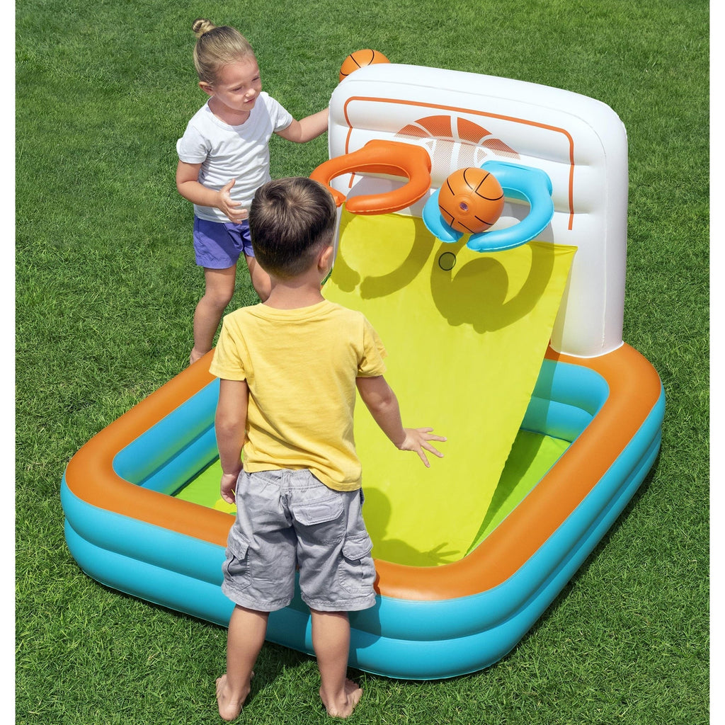 Bestway Kick 'N Swish Inflatable 3-in-1 Sports Center for Kids