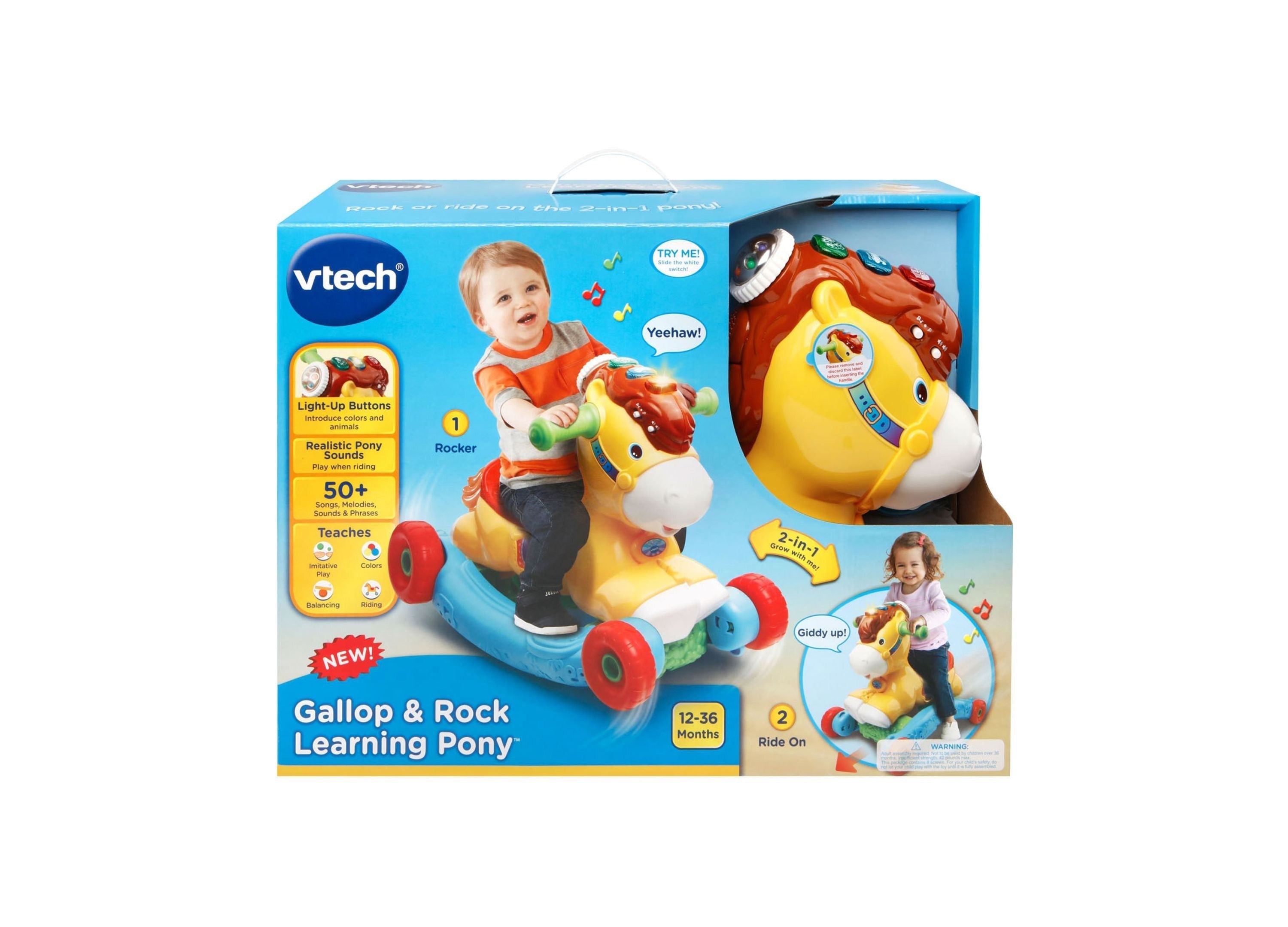 VTech Gallop & Rock 2-In-1 Learning Pony With Sounds And Songs