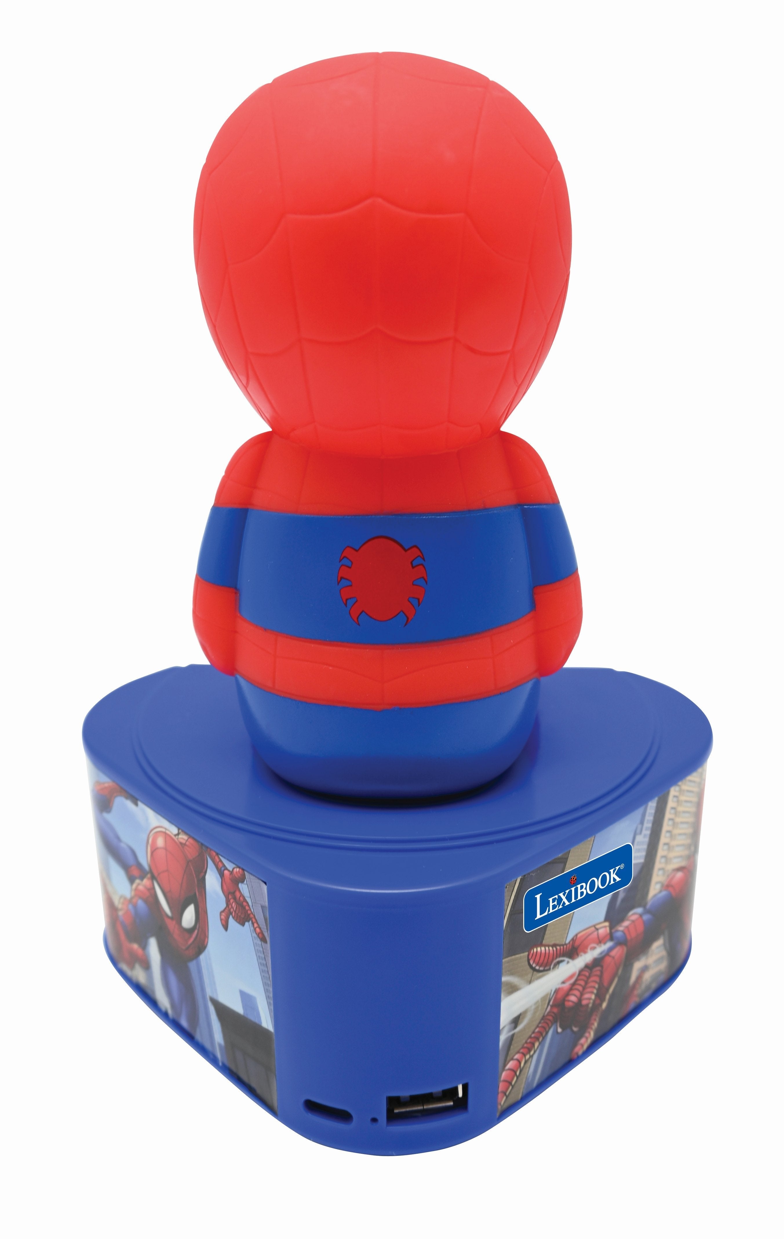 Marvel Spider-Man Illuminating Bluetooth Speaker - Light-Up Eyes - Red