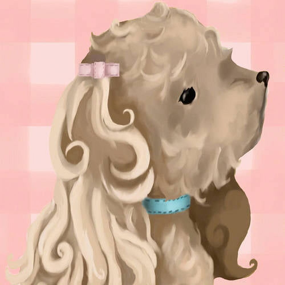 Oopsy Daisys Betty - Adorable Pink Puppy Canvas Art