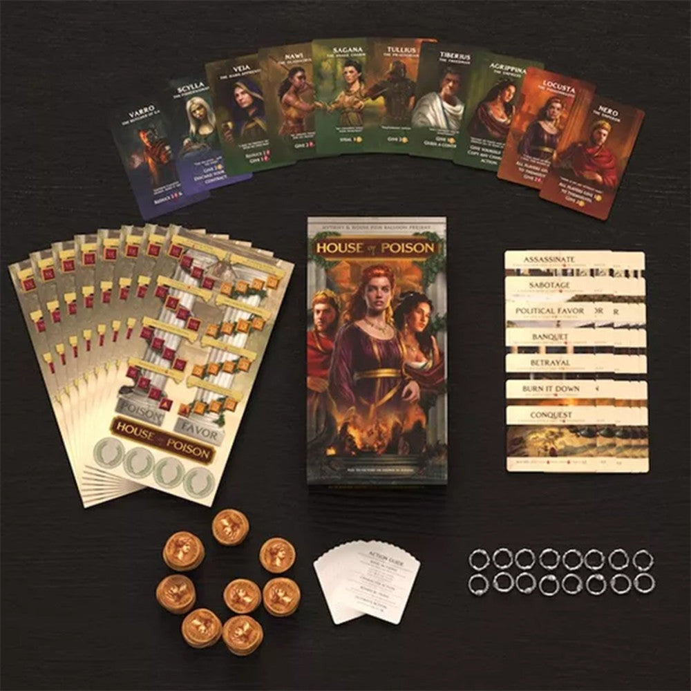 House Fish Balloon House of Poison Ancient Rome Strategy Game
