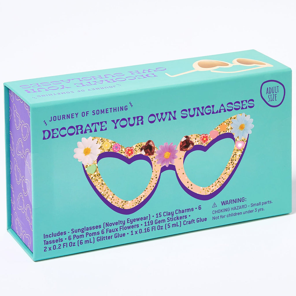 Journey Of Something Decorate Your Own Heart Sunglasses Craft Kit