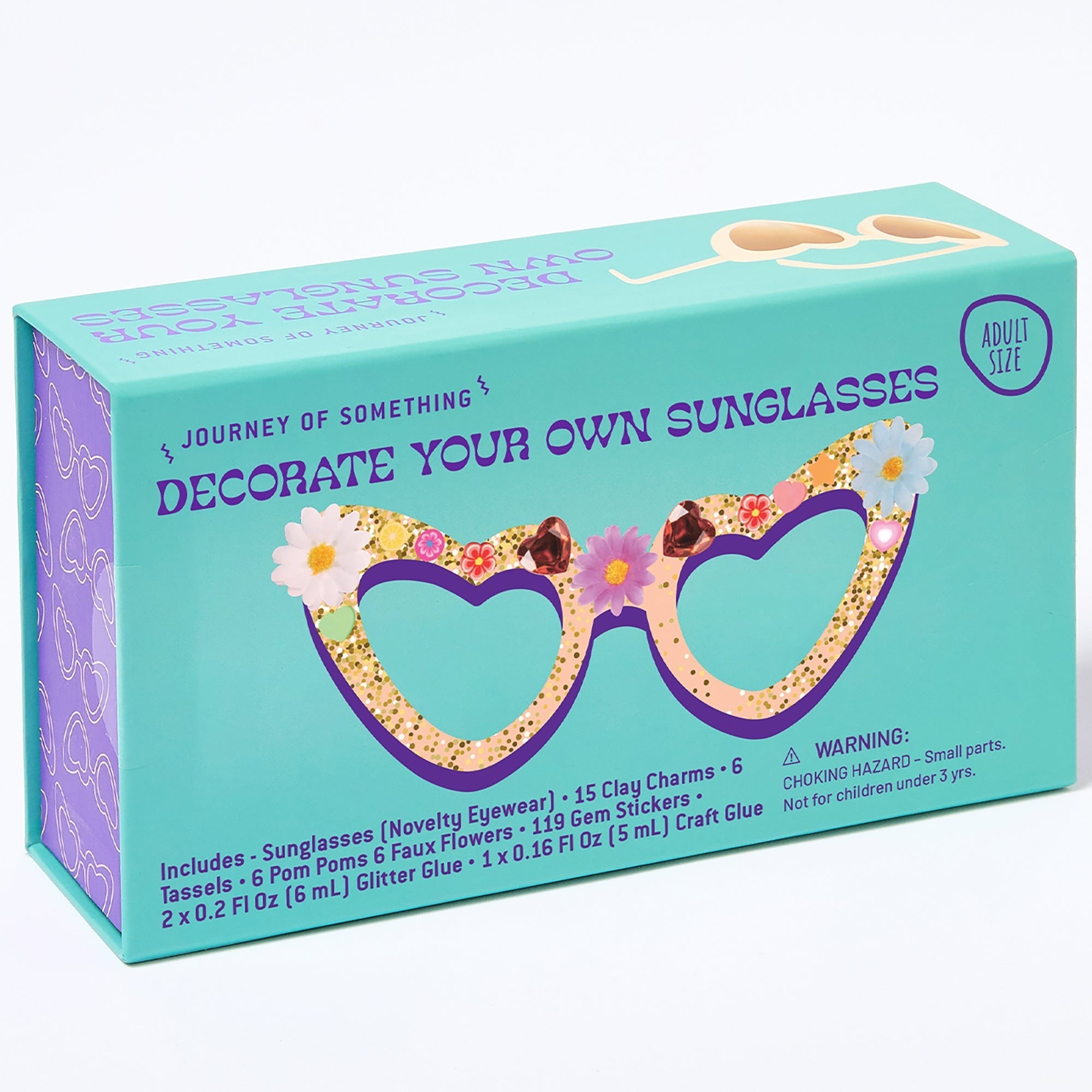 Journey Of Something Decorate Your Own Heart Sunglasses Craft Kit