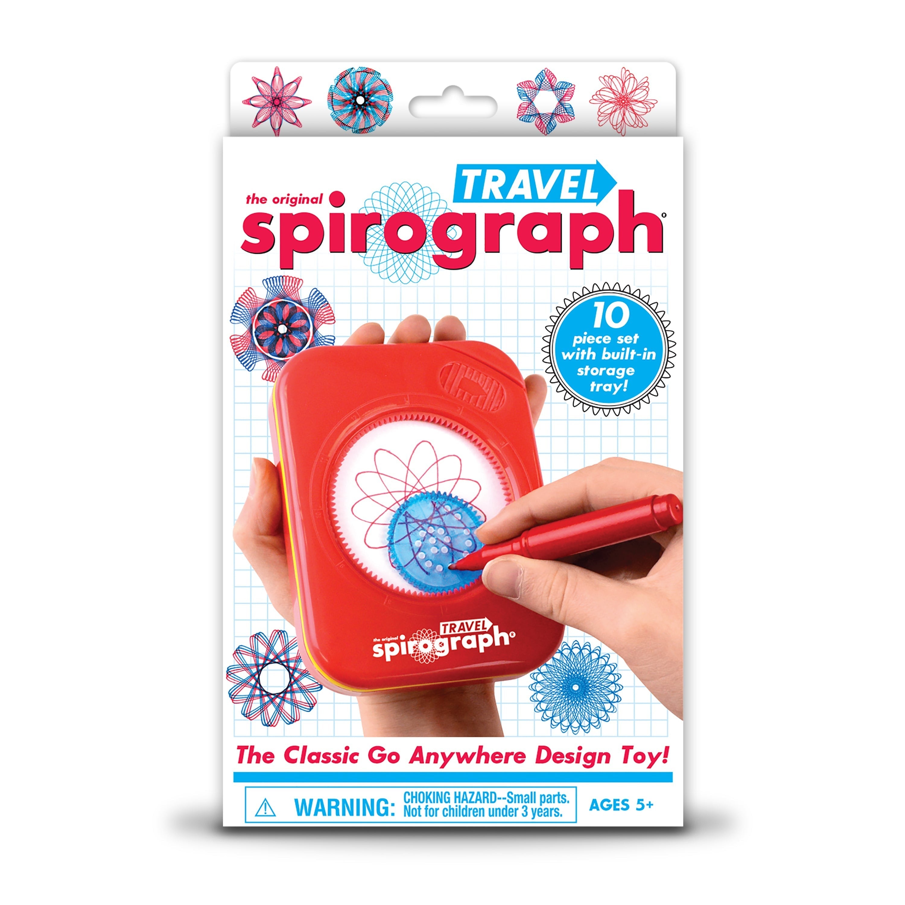 Spirograph Travel Design Studio With Built-In Ring And Storage
