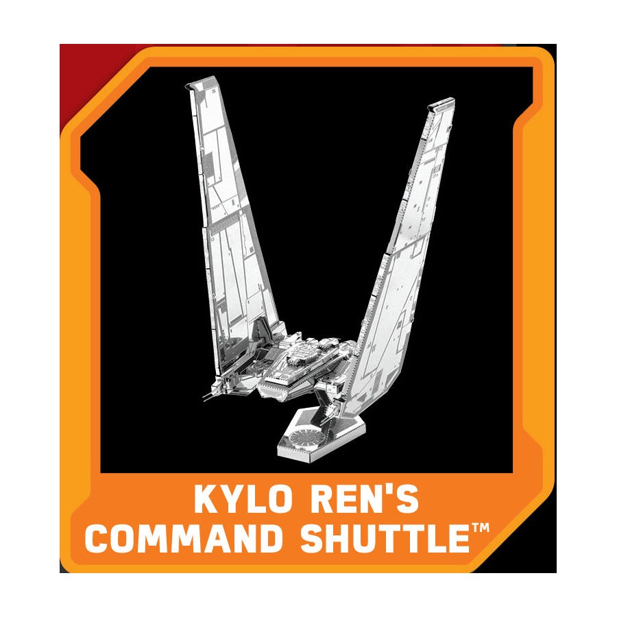 Star Wars Kylo Ren's Command Shuttle Metal Earth 3D Model Kit