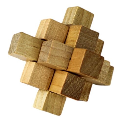 Classic Wooden MindBenders 6-Pack Puzzle Set - Intricate Brain Teasers