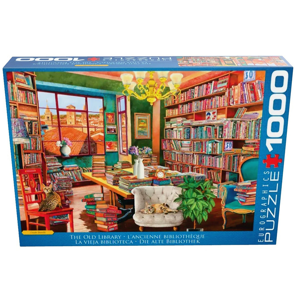 Eurographics The Old Library 1000-Piece Jigsaw Puzzle