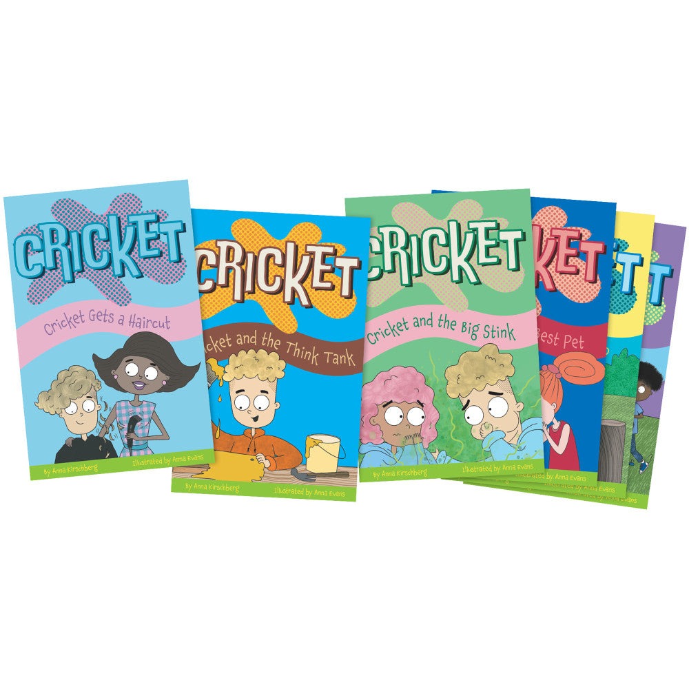 Junior Learning Cricket the Kid - Decodable Chapter Books - Multicolor Boxed Set