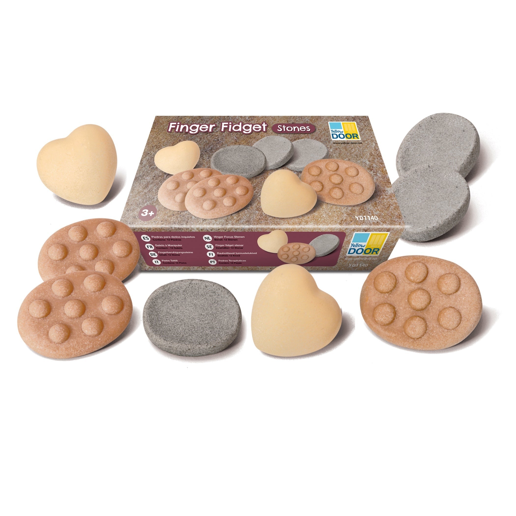 Yellow Door Calming Finger Fidget Stones ‚Äì Sensory Set