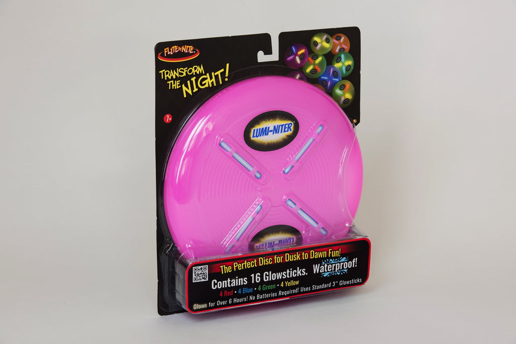 Lumi-niter Glow Disc Kit - Raspberry Night Play